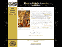 Tablet Screenshot of gregoryconnorantiques.com